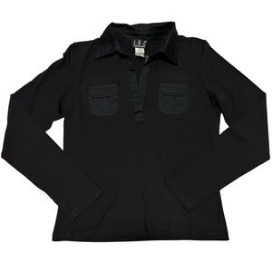 INC International Concepts Women’s NWT Black Shirt SZ M